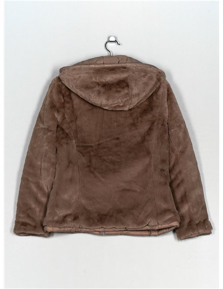 Anorak reversible pelo