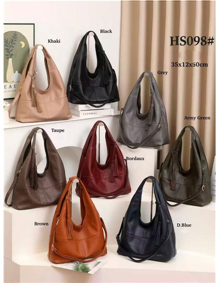Bolso hobo borla decorativa