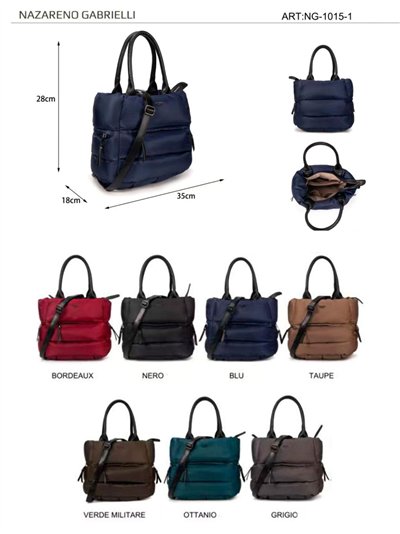 Bolso tote nylon acolchado