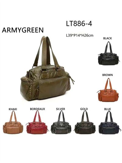 Bolso bowling nylon cremalleras