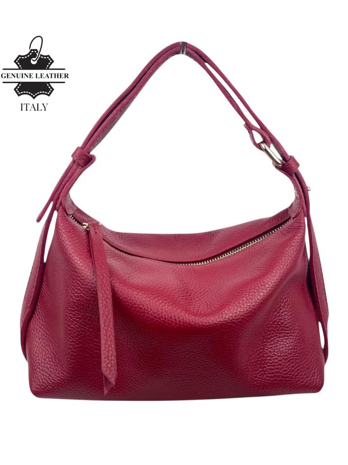 Minimal leather tote bag