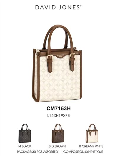 Mini bolso tote estampado