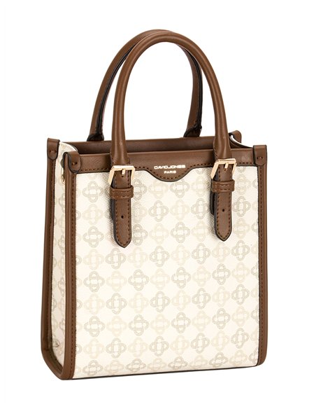 Mini bolso tote estampado