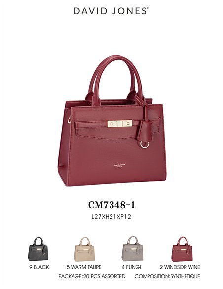 Bolso de mano detalle hebilla