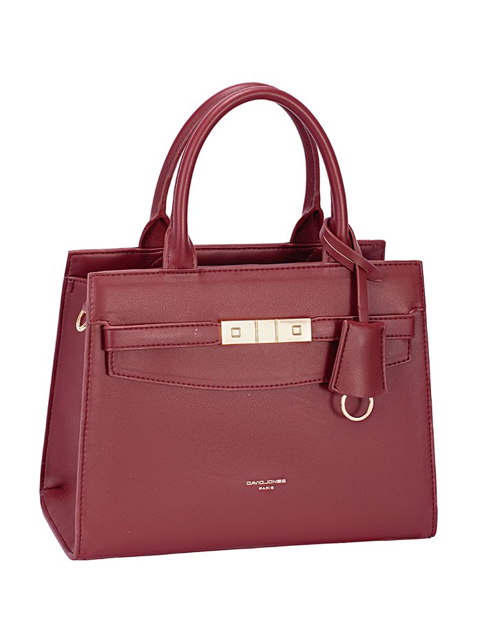 Bolso de mano detalle hebilla