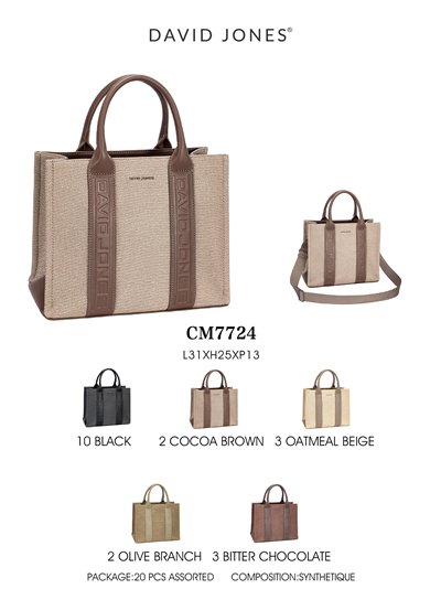 Bolso shopper canvas detalle asas