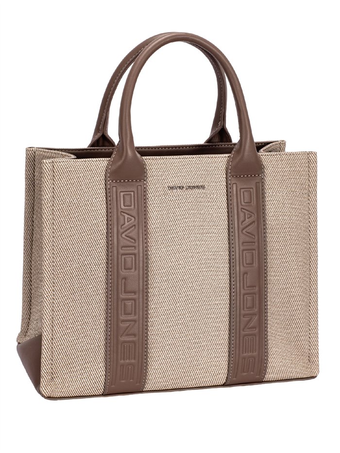 Bolso shopper canvas detalle asas