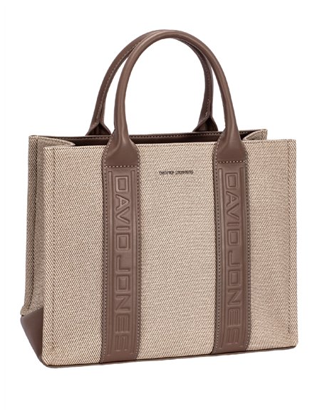 Bolso shopper canvas detalle asas
