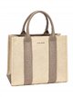 Bolso shopper canvas detalle asas