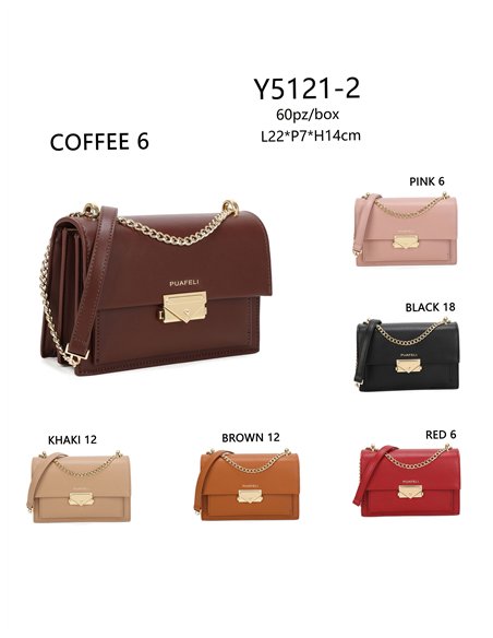 Bolso bandolera cadena metálica