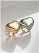 Anillo corazón - Acero inoxidable