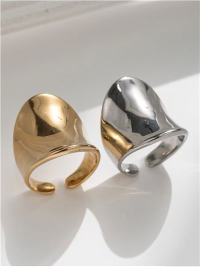 Anillo liso acero inoxidable
