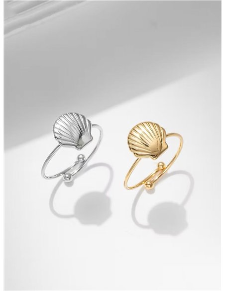 Anillo concha - Acero inoxidable