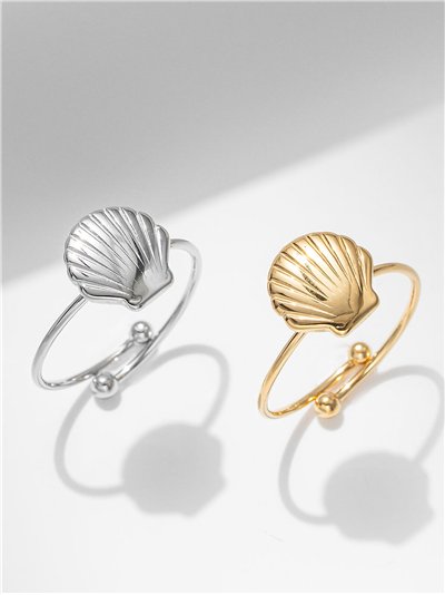 Anillo concha - Acero inoxidable 2