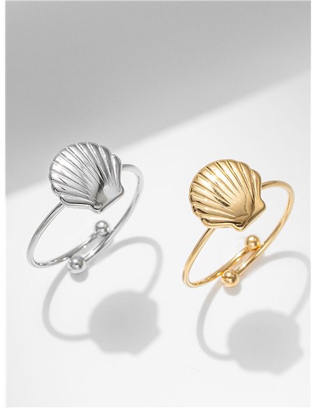 Anillo concha - Acero inoxidable