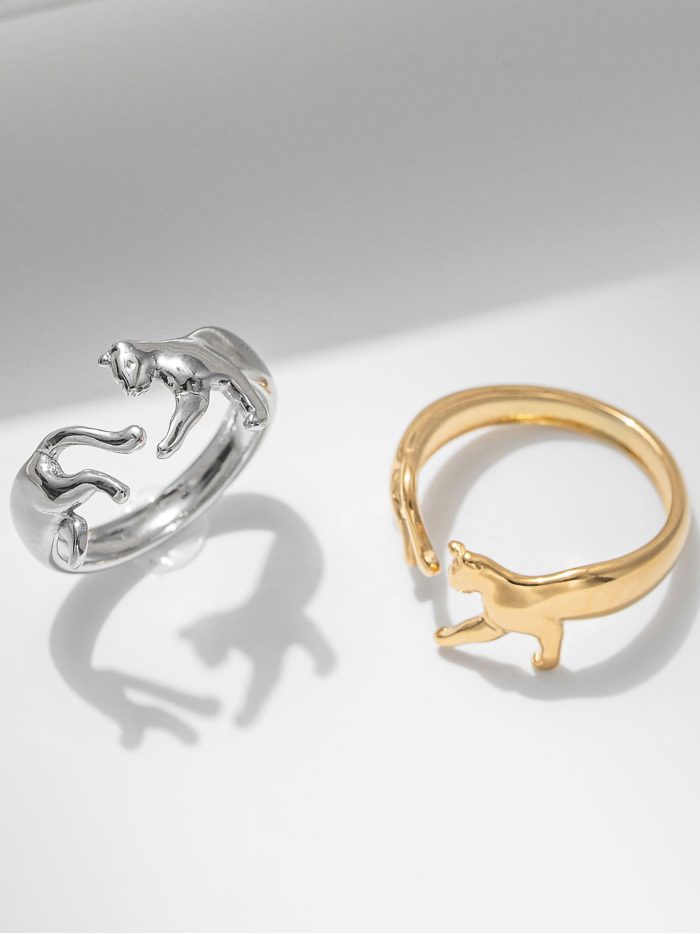 Anillo leopardo - Acero inoxidable