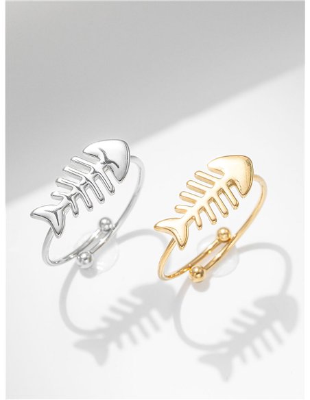 Anillo peces - Acero inoxidable