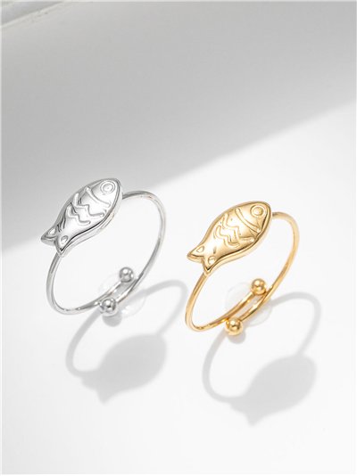 Anillo peces - Acero inoxidable 2