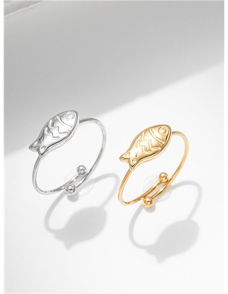 Anillo peces - Acero inoxidable