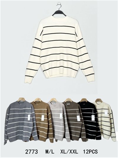 Jersey rayas punto grueso 2