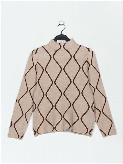 Jersey rombos cuello perkins