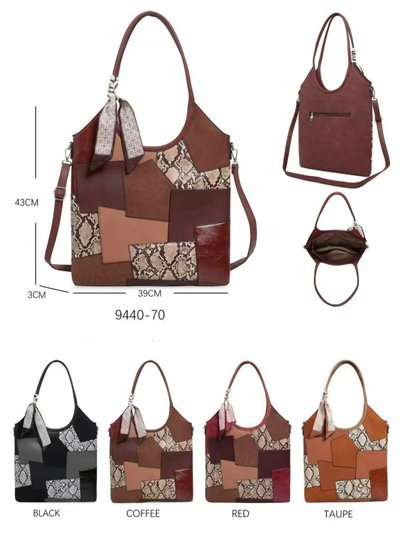 Bolso de hombro patchwork
