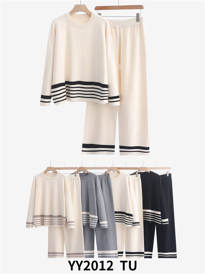 Conjunto Jersey rayas + Pantalón