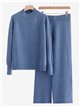 Co-Ord Textured knit sweater + Trousers