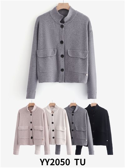 Chaqueta punto bolsillos 2