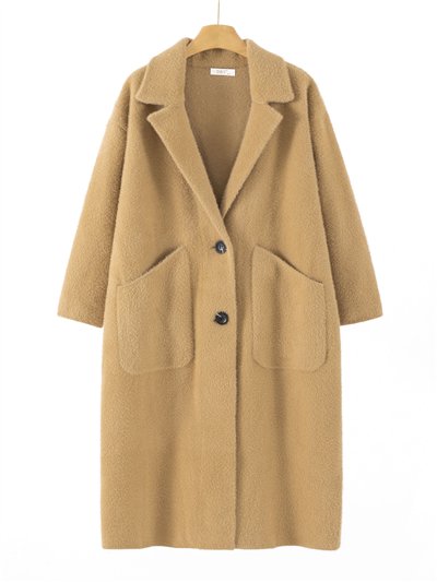 Abrigo largo punto pelo