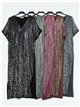 Robe longue à paillettes