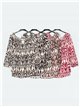 Blusa fluida estampada