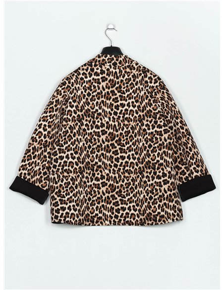 Chaqueta leopardo neopreno