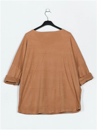 Camiseta polar texto talla grande 2