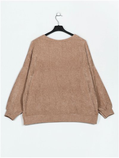 Sudadera pana talla grande 2