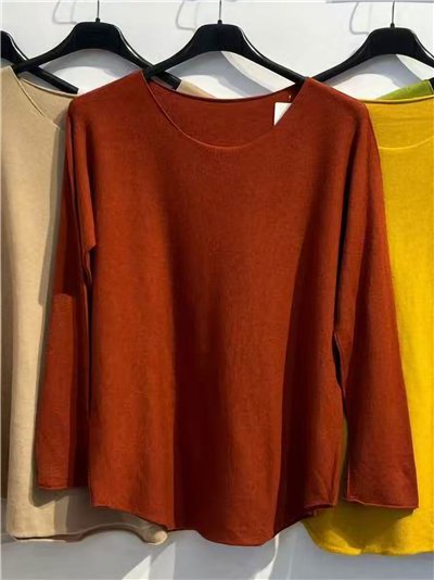 Jersey básico cuello redondo 2