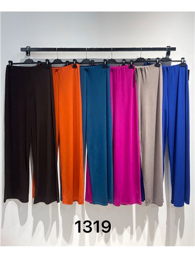 Pantalón lycra recto básico