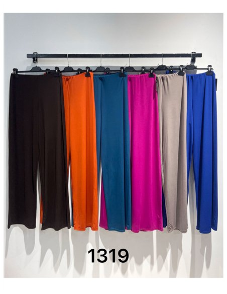 Pantalón lycra recto básico