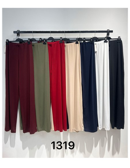 Pantalón lycra recto básico