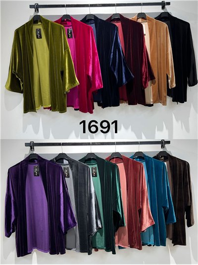 Kimono de terciopelo