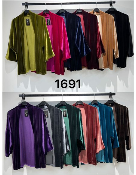Kimono de terciopelo