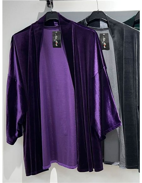 Kimono de terciopelo