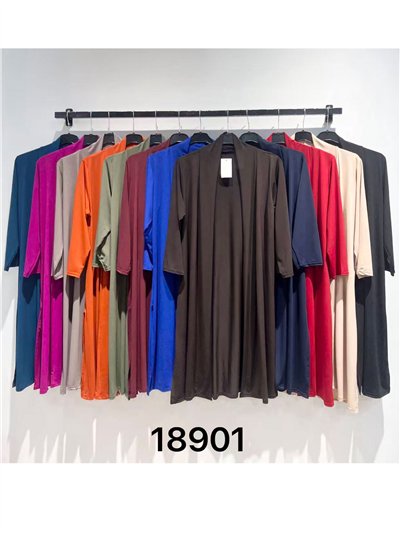 Cárdigan largo lycra