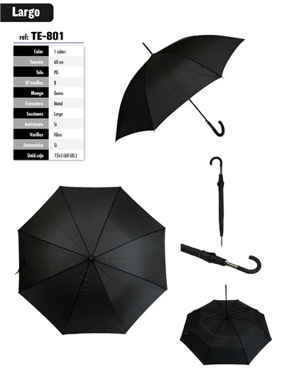 Paraguas largo automático básico