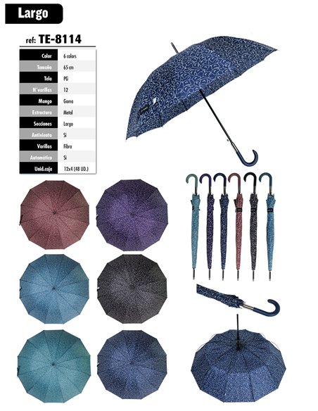 Paraguas largo automático ositos