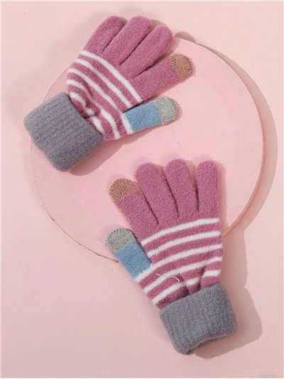 Guantes rayas multicolor 2
