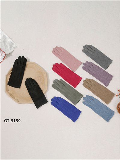 Guantes efecto ante pespuntes