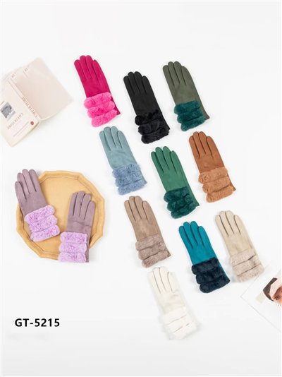 Guantes efecto ante pelo