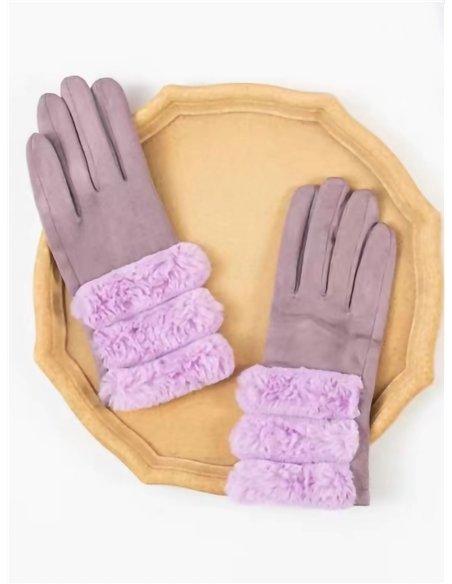 Guantes efecto ante pelo