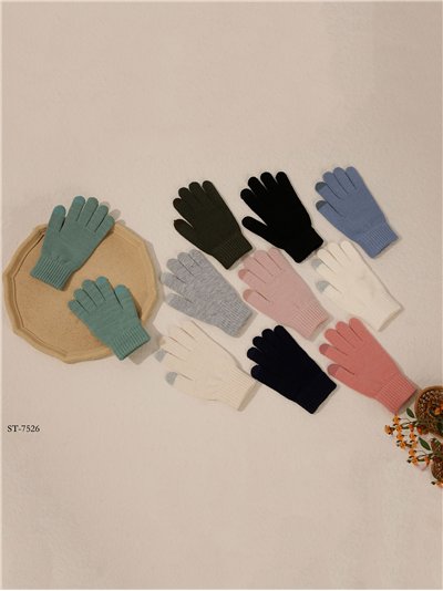 Guantes básicos de punto